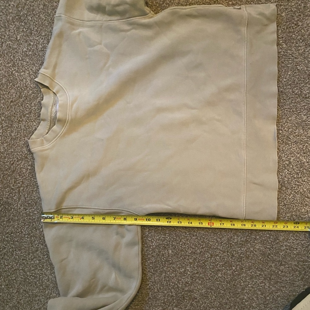Aritzia Light Green Sweatshirt Sz 1 Crew Neck - Picture 8 of 8